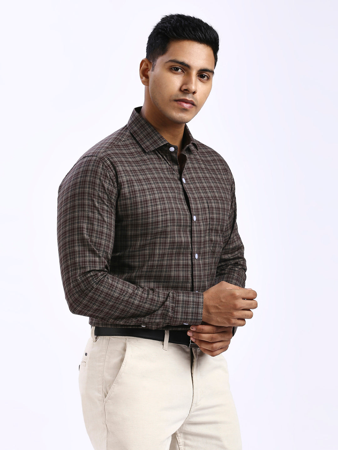 Clin - Slim fit Checkered Shirt