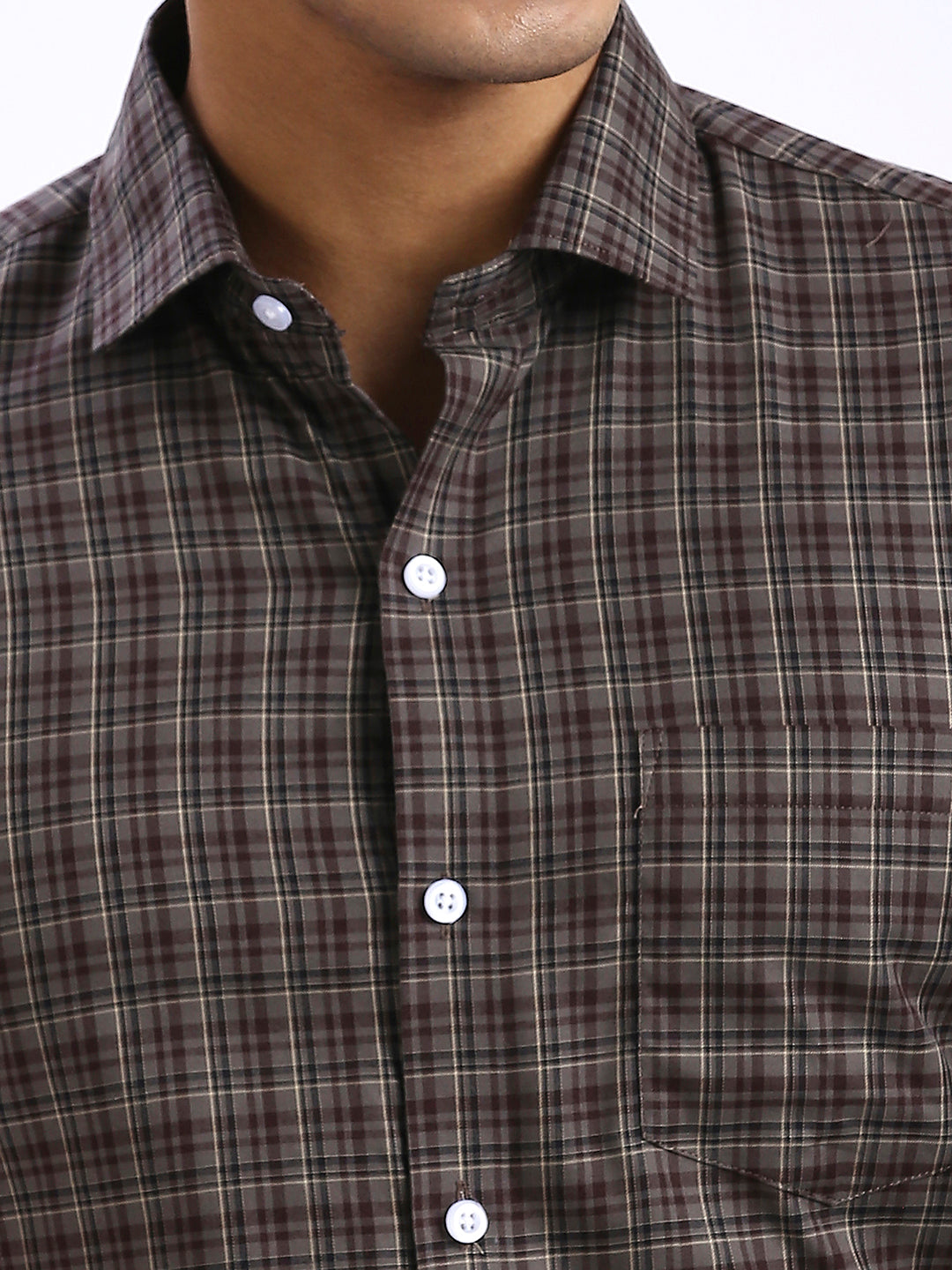 Clin - Slim fit Checkered Shirt