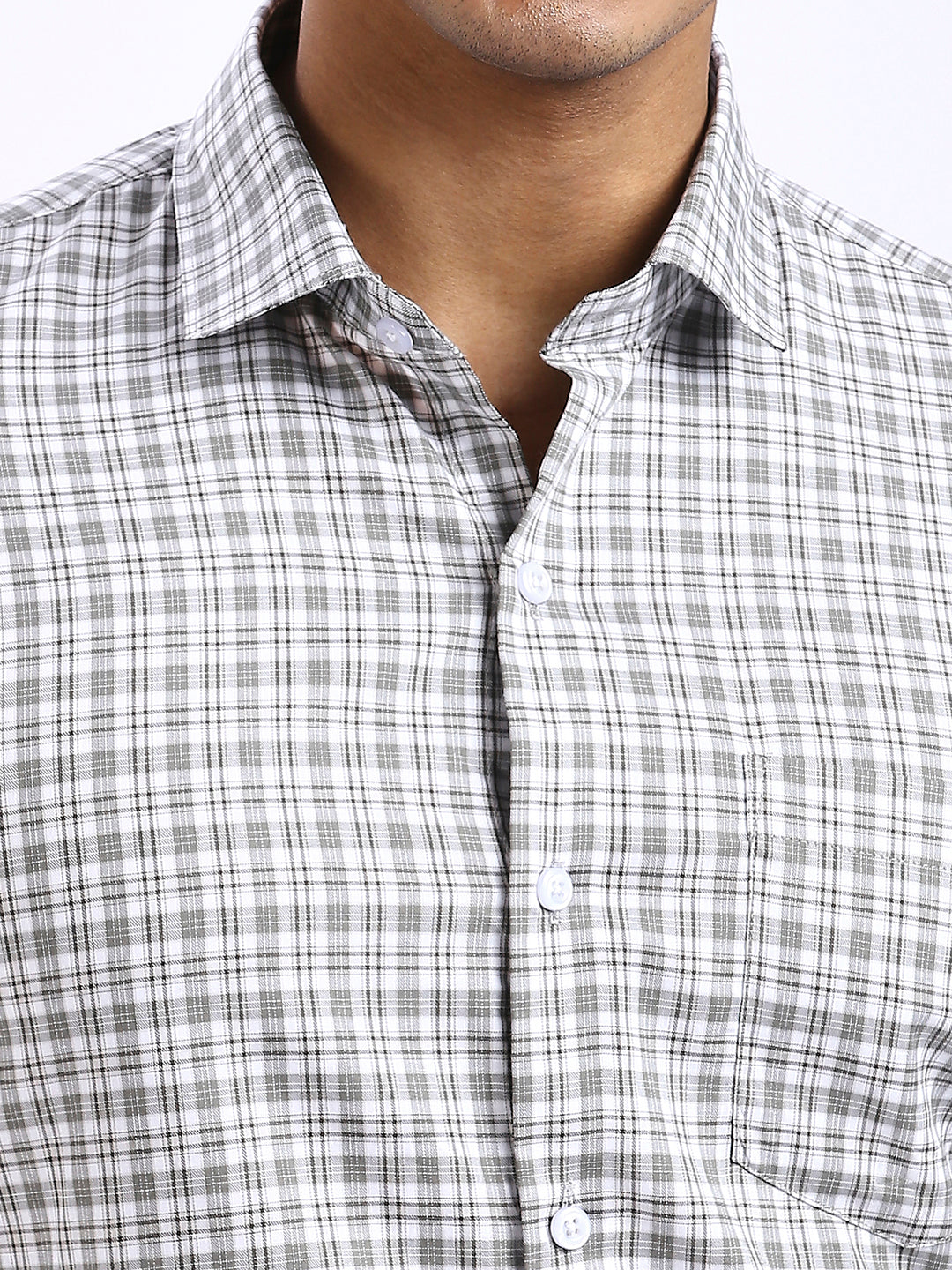 Drion - Slim fit Checkered Shirt