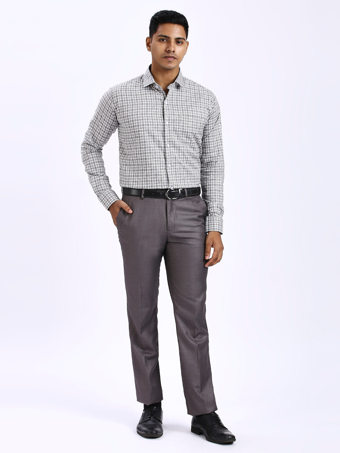 Drion - Slim fit Checkered Shirt