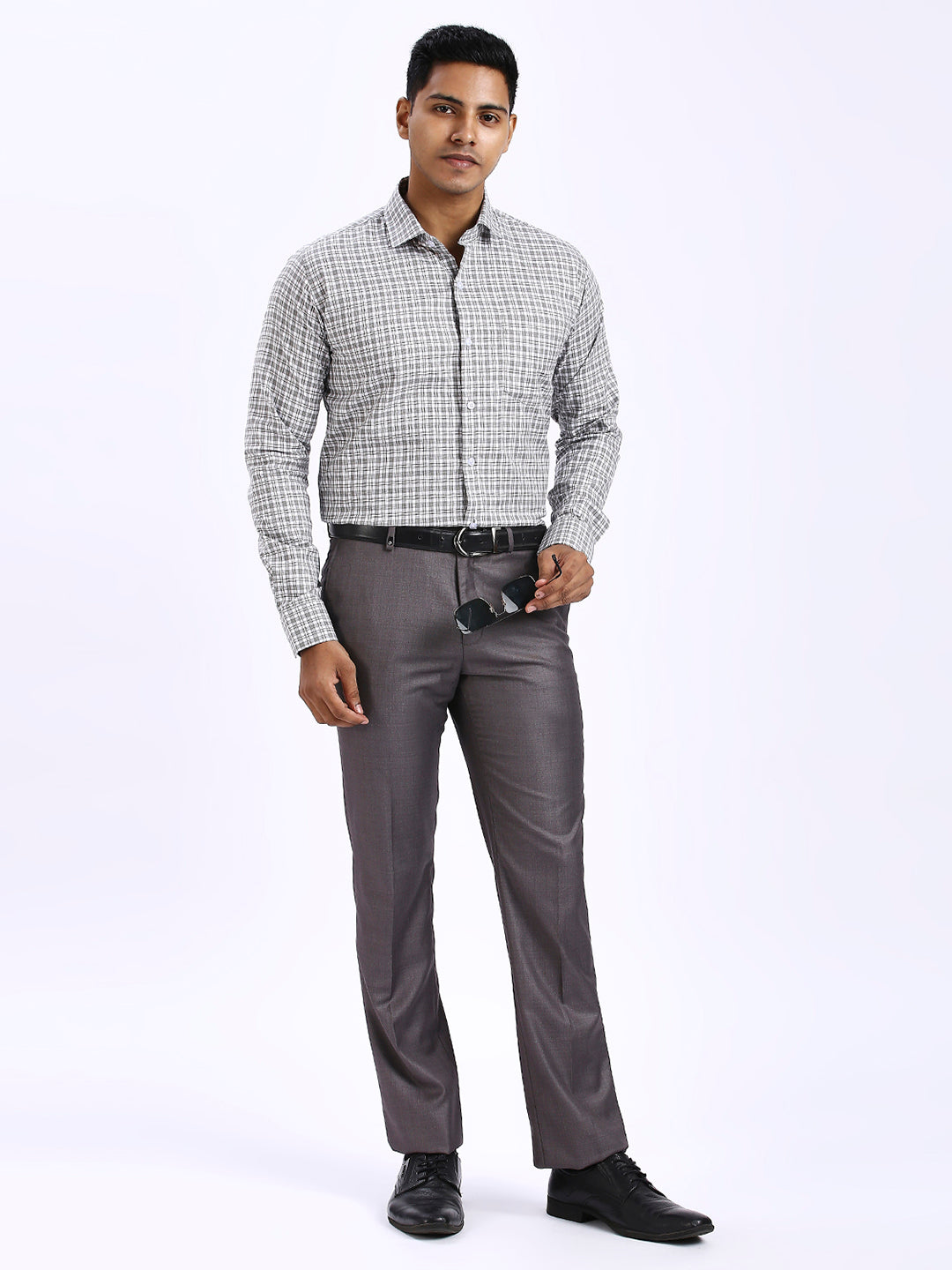 Drion - Slim fit Checkered Shirt