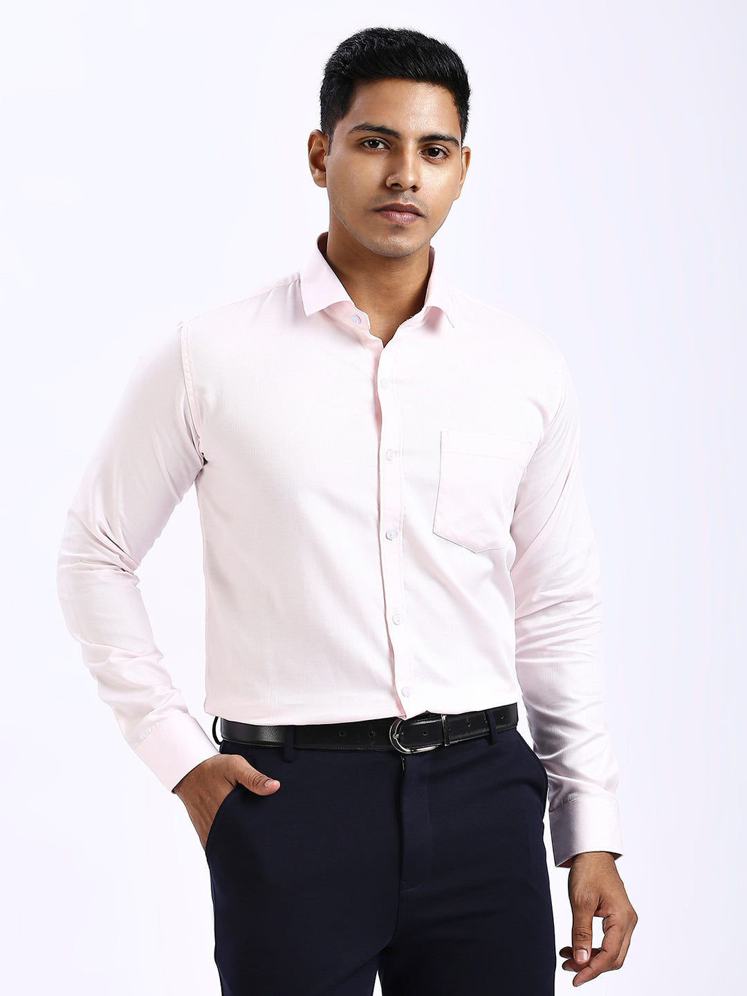 Cleek - Chevron Formal shirt - Pink