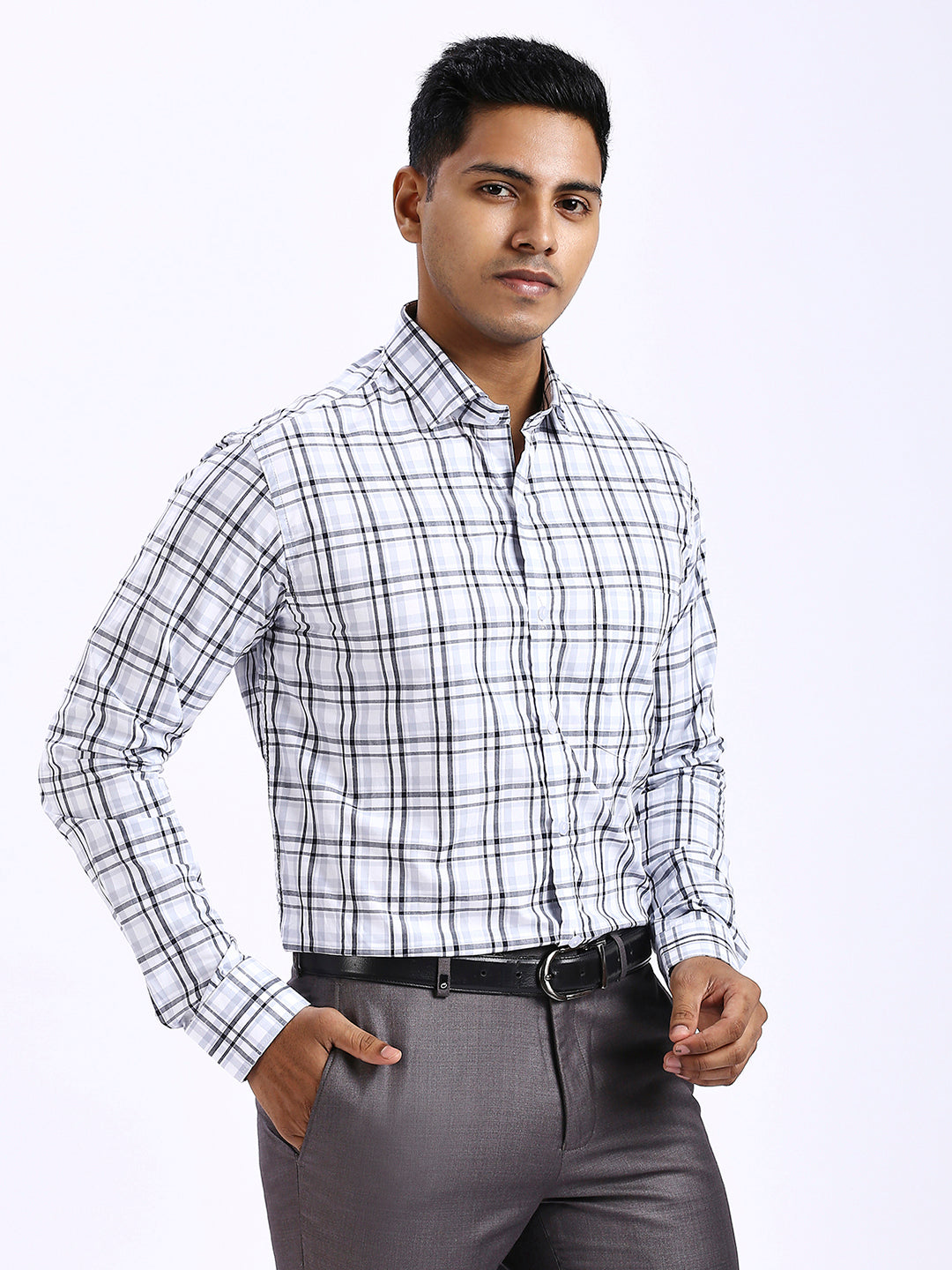 Demi - Slim fit Checkered Shirt