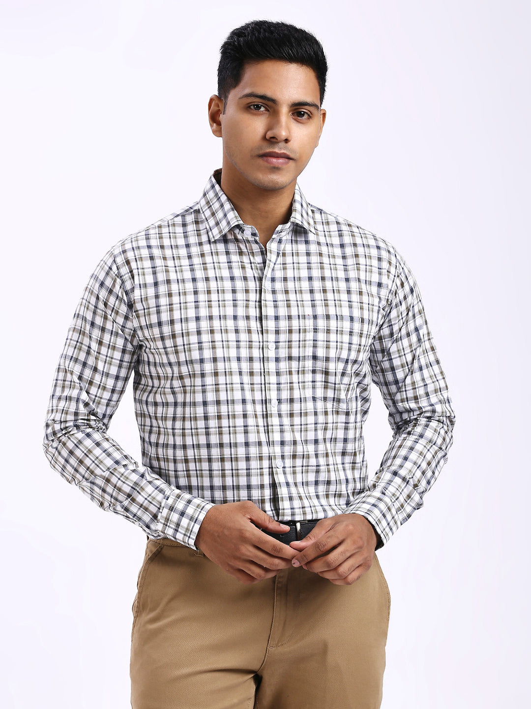 Mobi - Slim fit Checkered Shirt