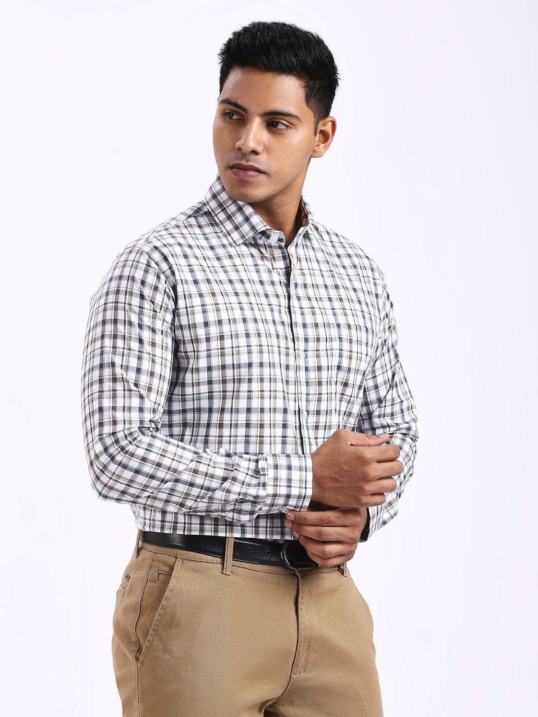 Mobi - Slim fit Checkered Shirt