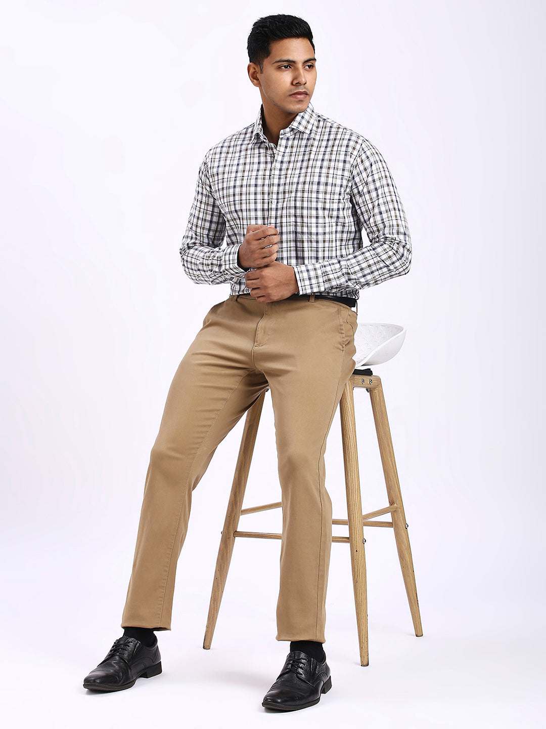 Mobi - Slim fit Checkered Shirt