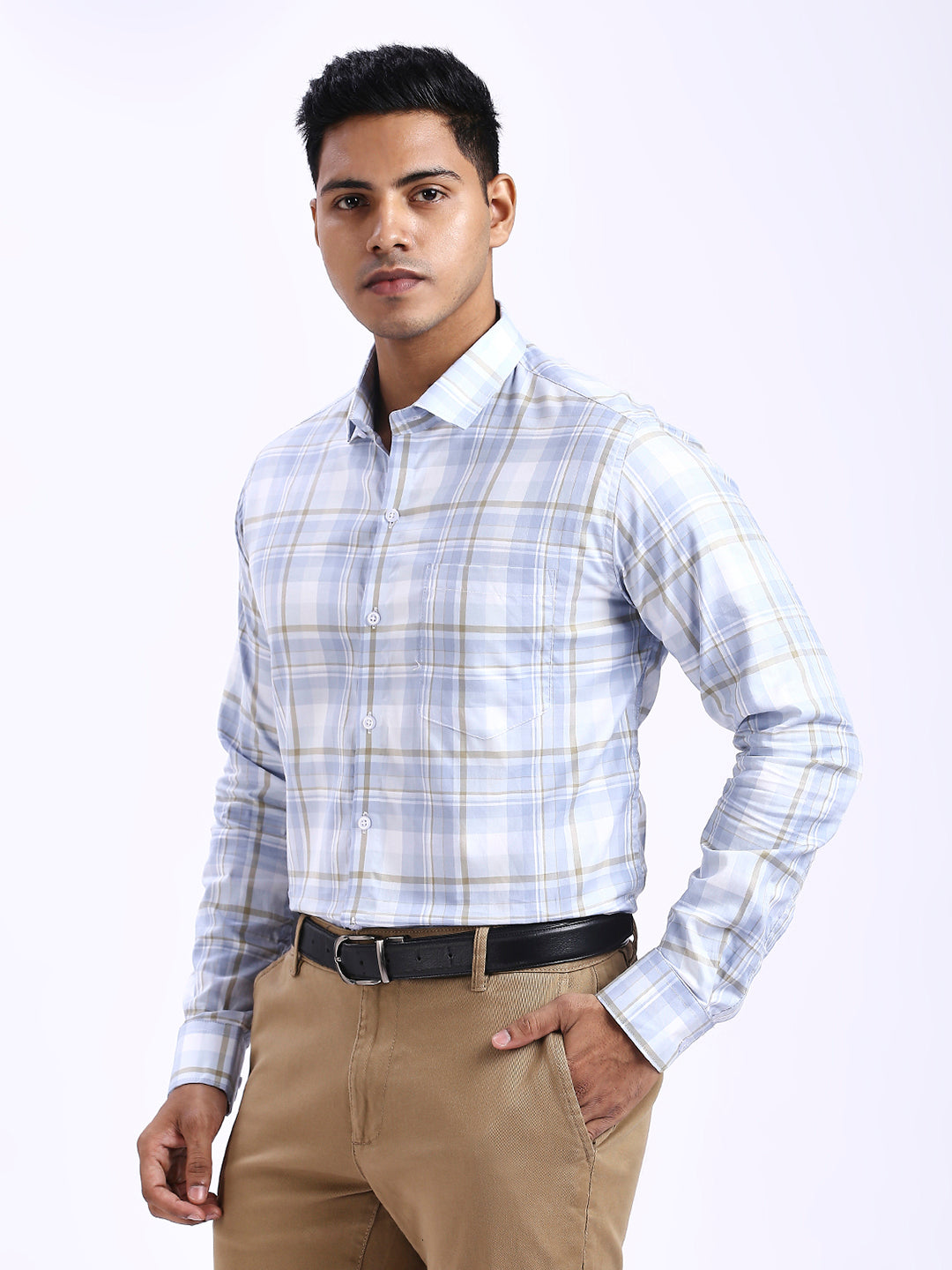 Niom - Slim fit Checkered Shirt