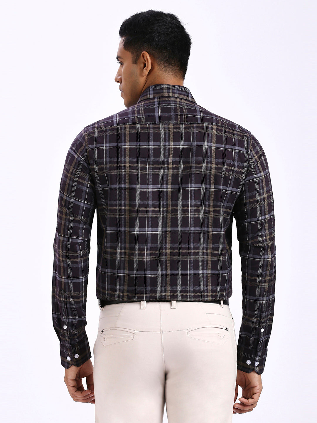 Napo - Slim fit Checkered Shirt