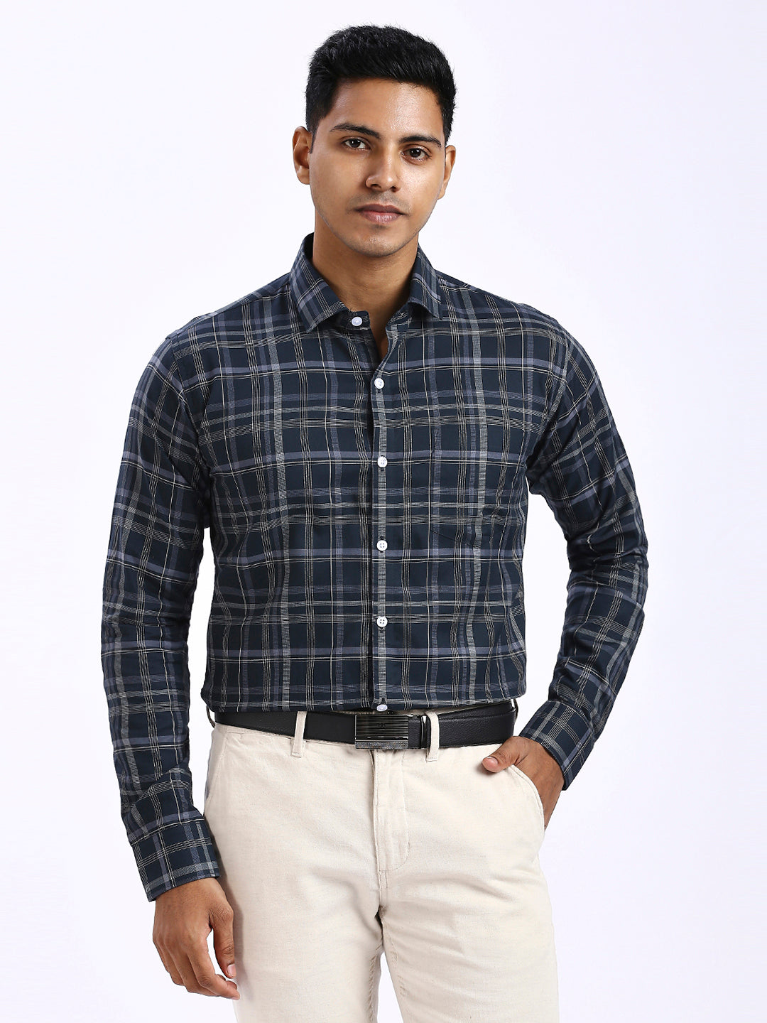 Bane - Slim fit Checkered Shirt