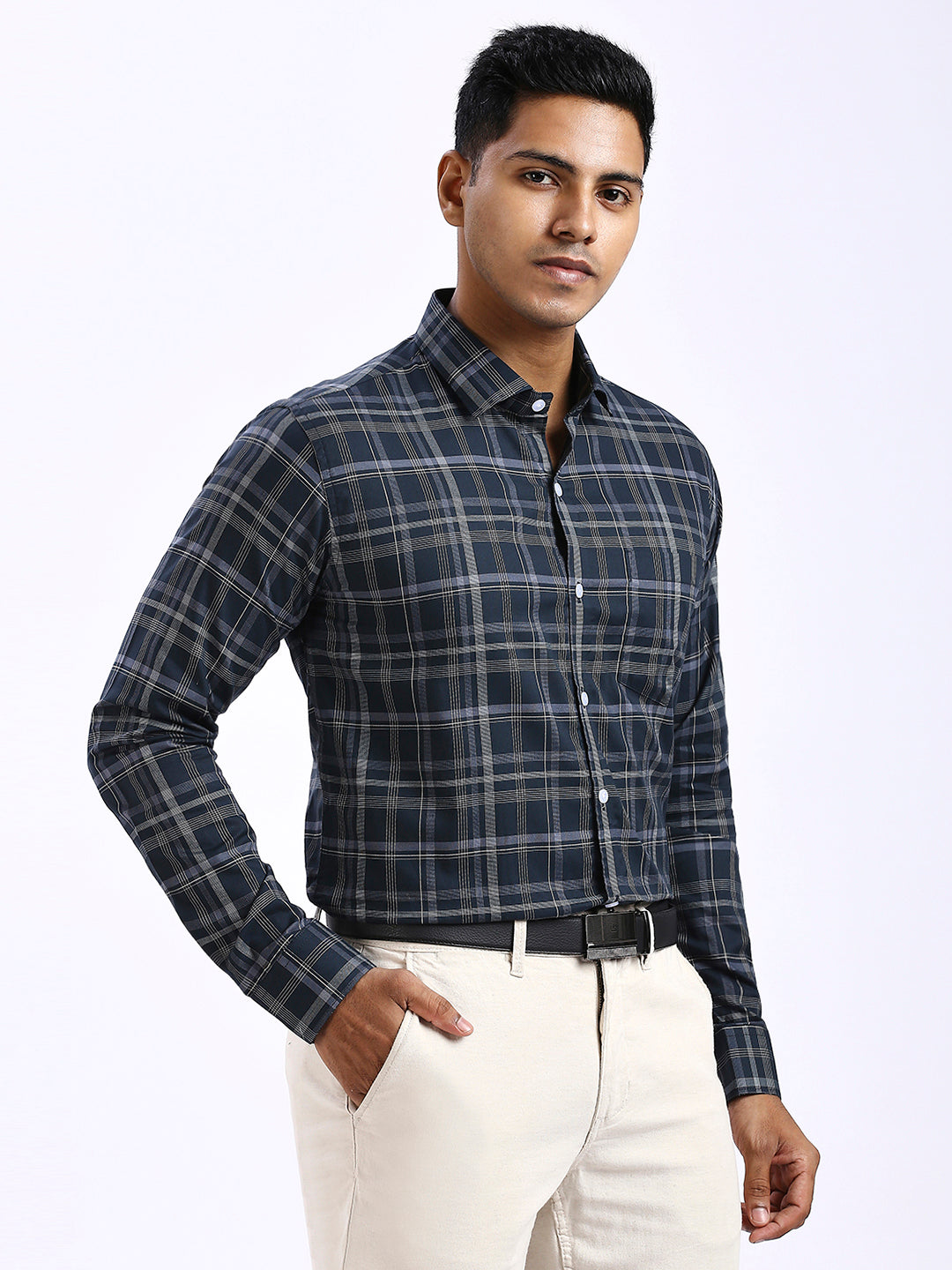 Bane - Slim fit Checkered Shirt