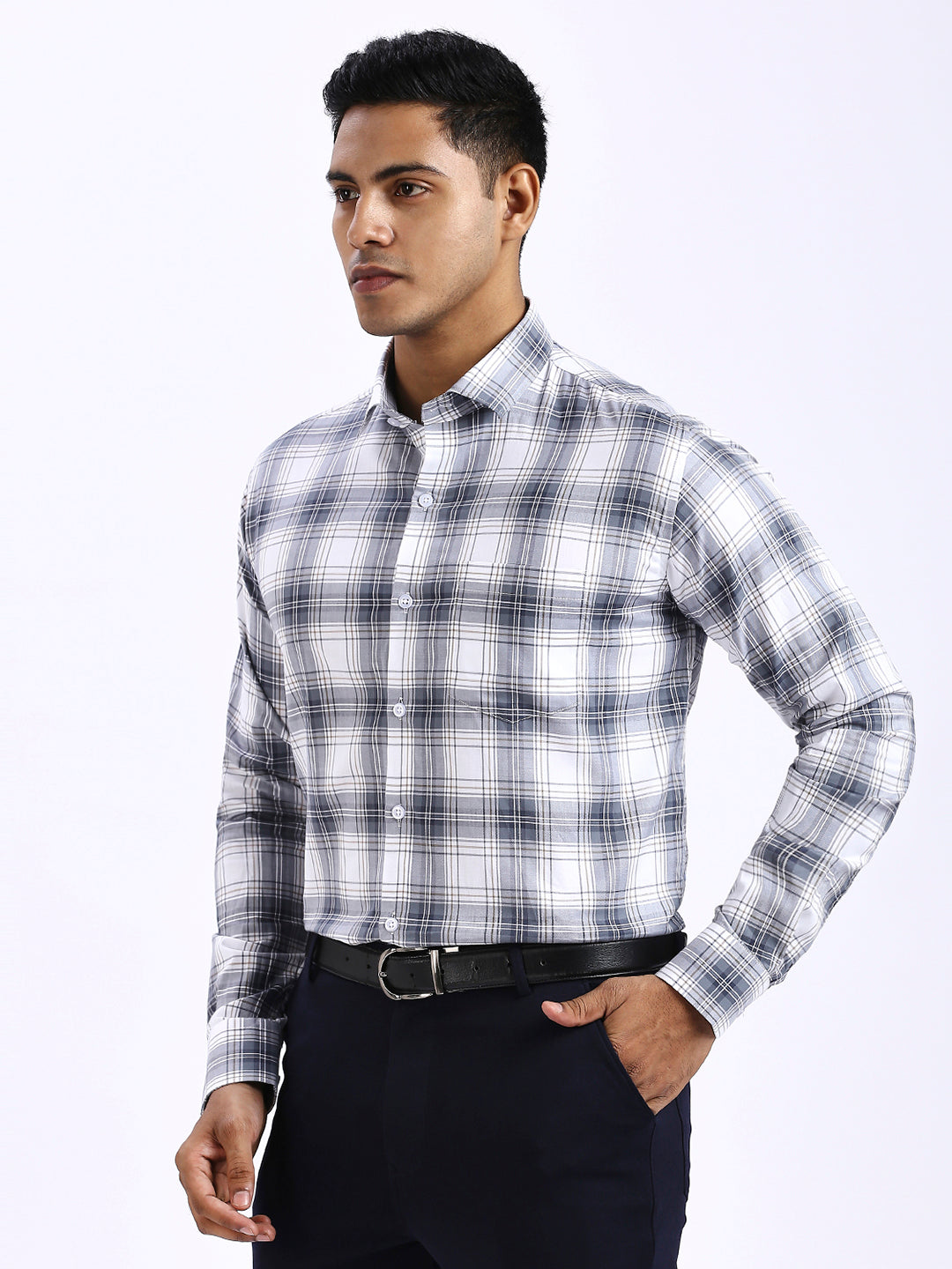 Zane - Slim fit Checkered Shirt