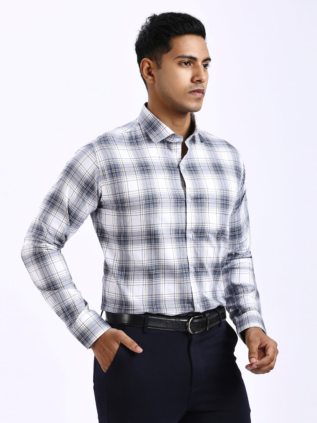 Zane - Slim fit Checkered Shirt