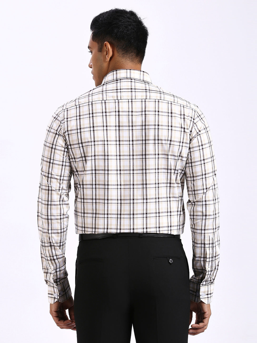 Jedu - Slim fit Checkered Shirt