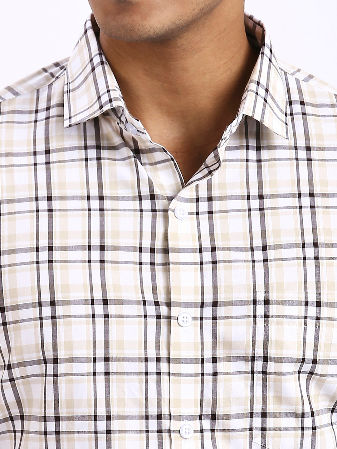 Jedu - Slim fit Checkered Shirt