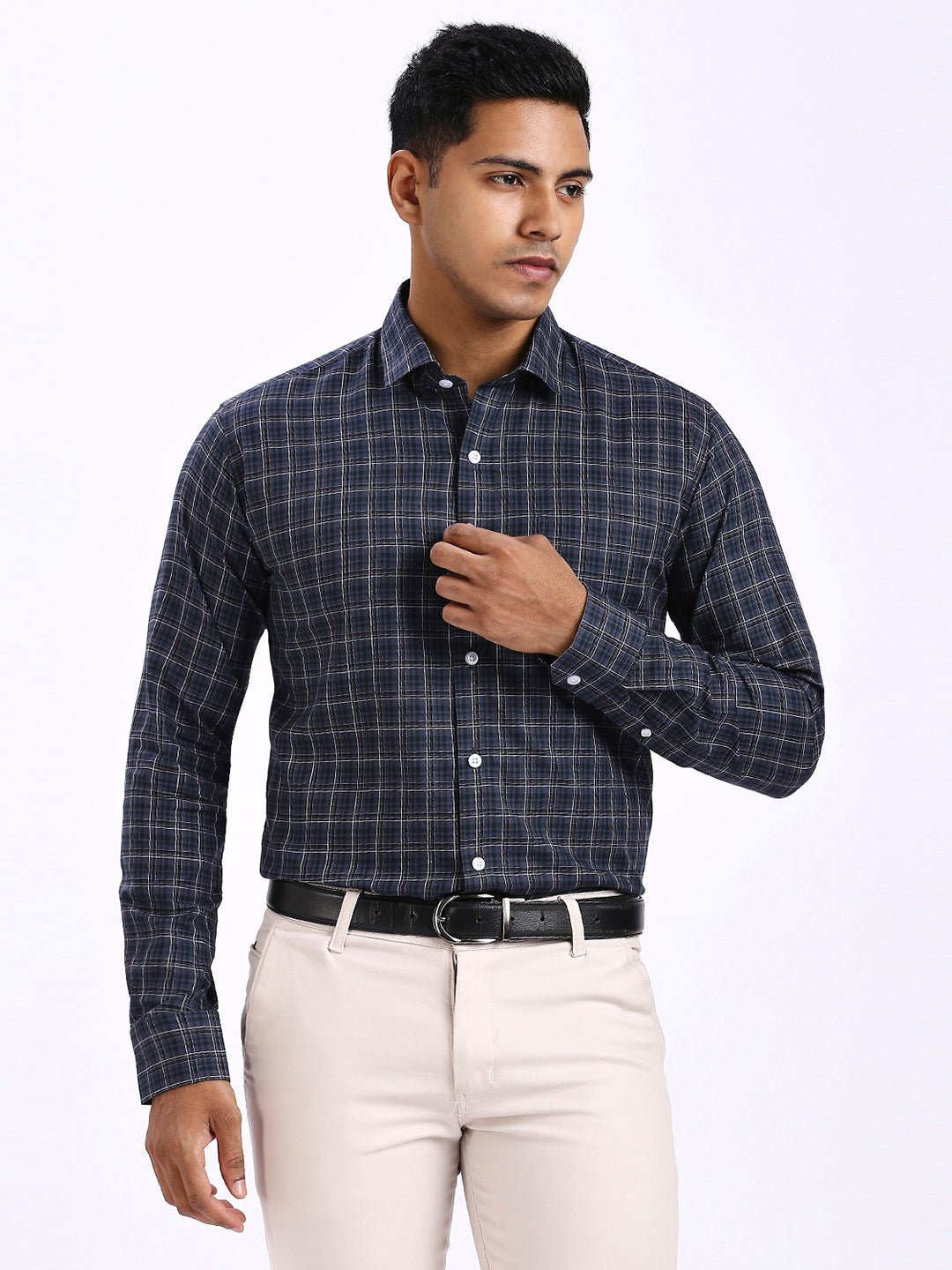 Sald - Slim fit Checkered Shirt