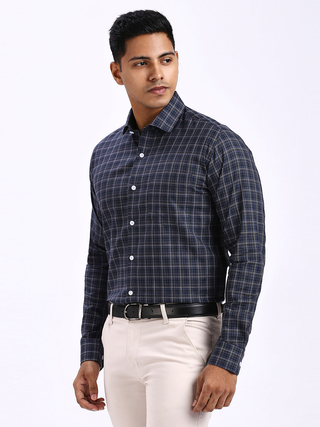 Sald - Slim fit Checkered Shirt