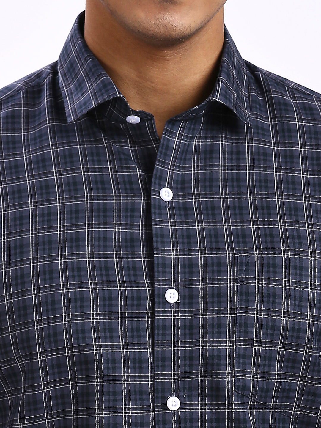 Sald - Slim fit Checkered Shirt