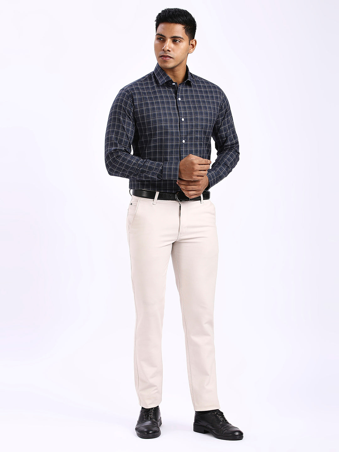 Sald - Slim fit Checkered Shirt