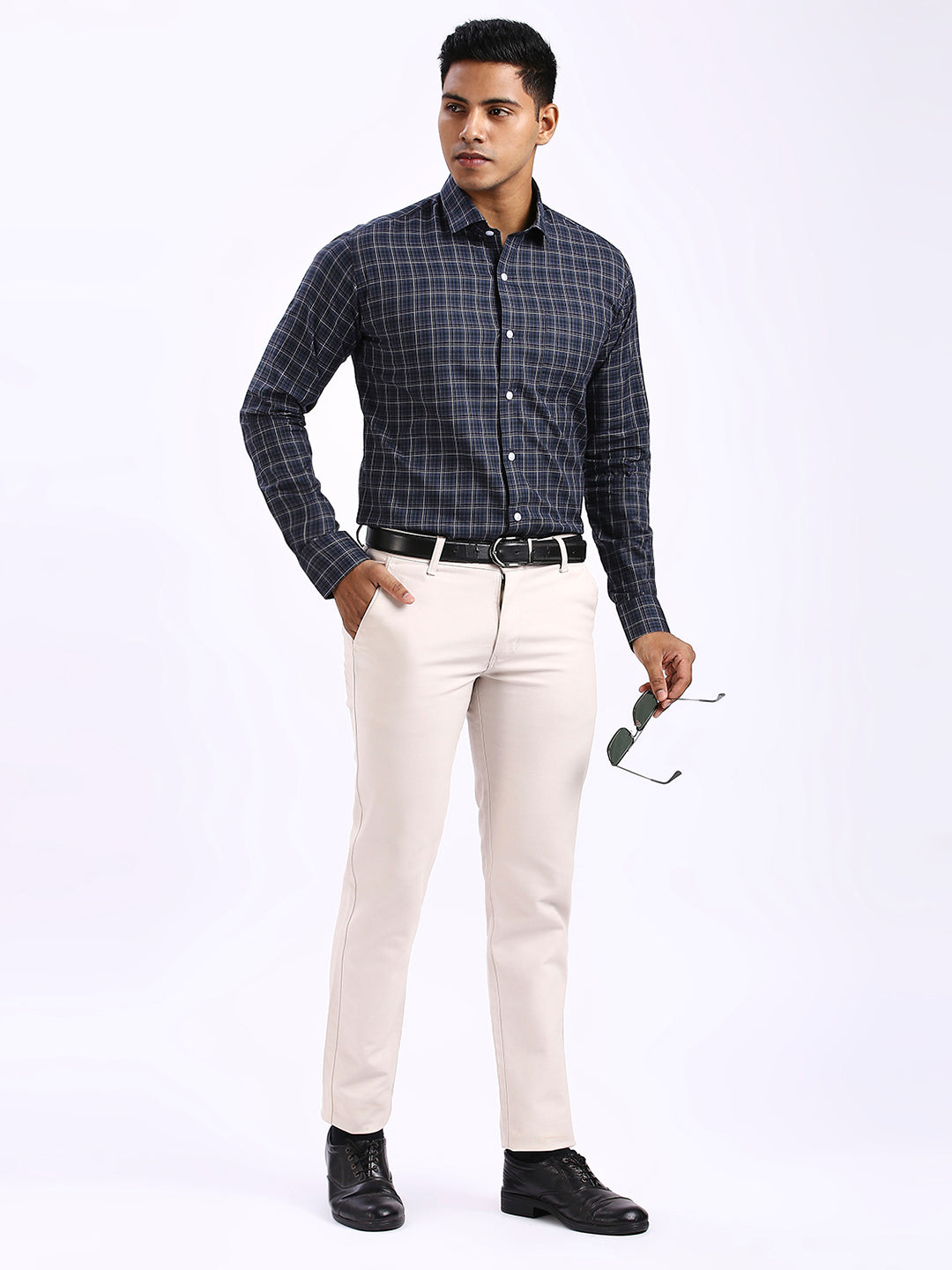 Sald - Slim fit Checkered Shirt