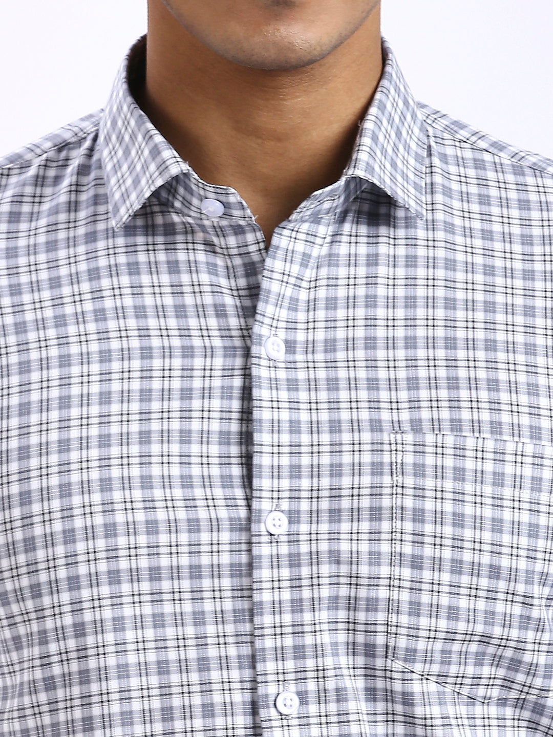 Cike - Slim fit Checkered Shirt