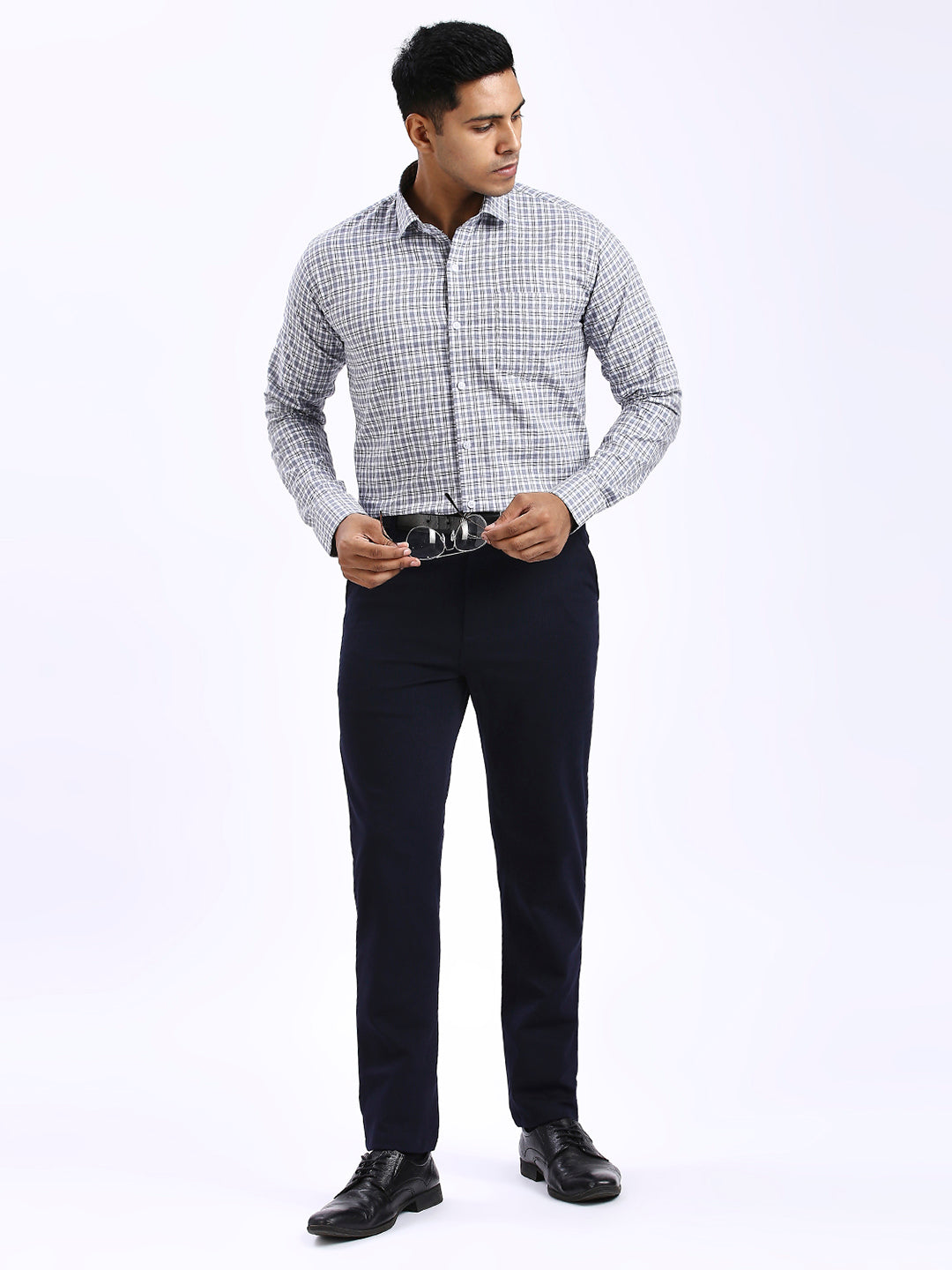 Cike - Slim fit Checkered Shirt