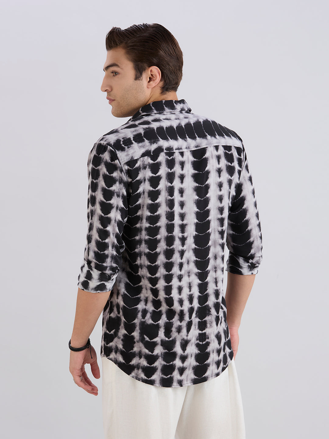 Scales Printed Shirt - White