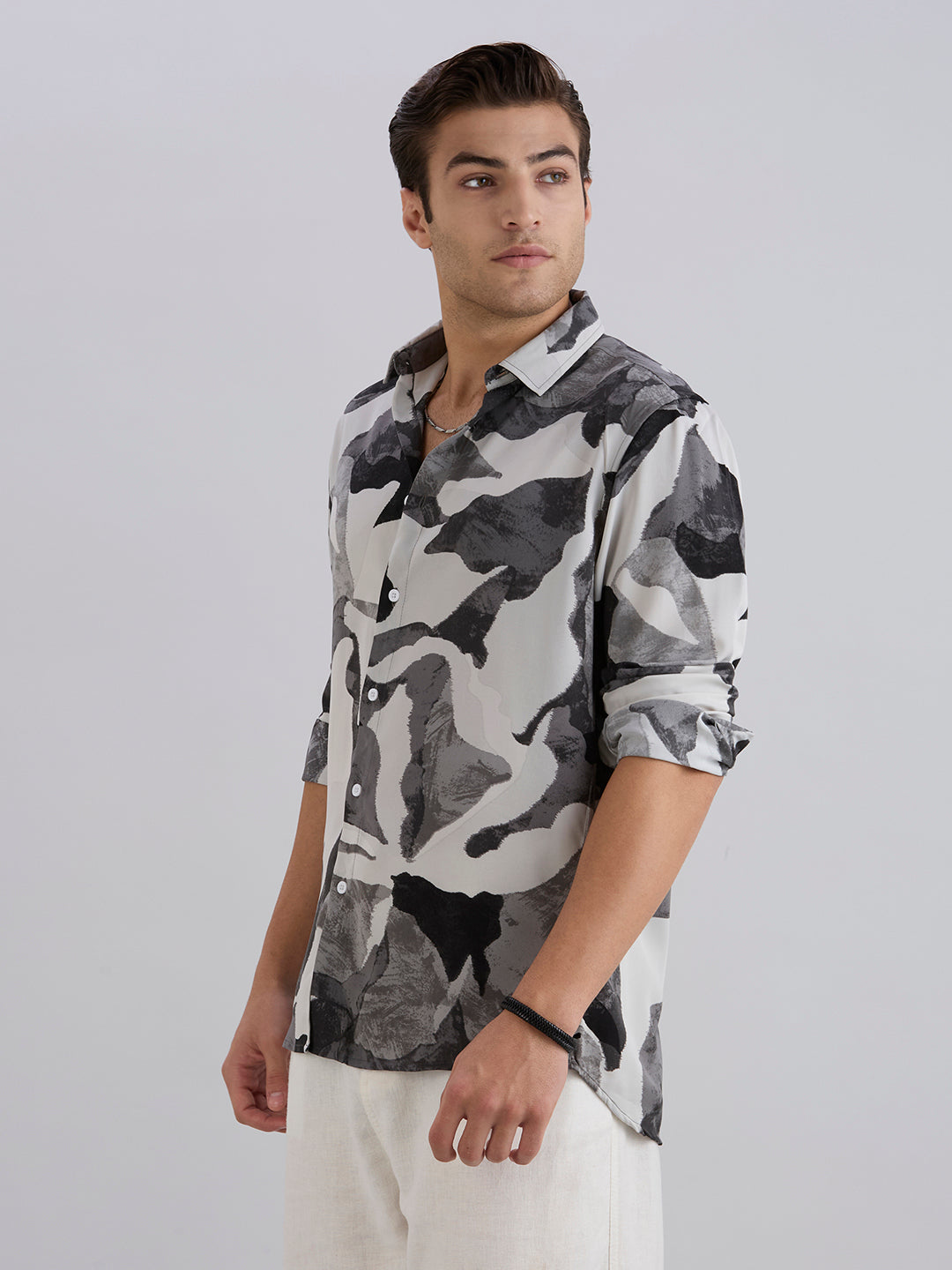 Lucid Printed Shirt - Black