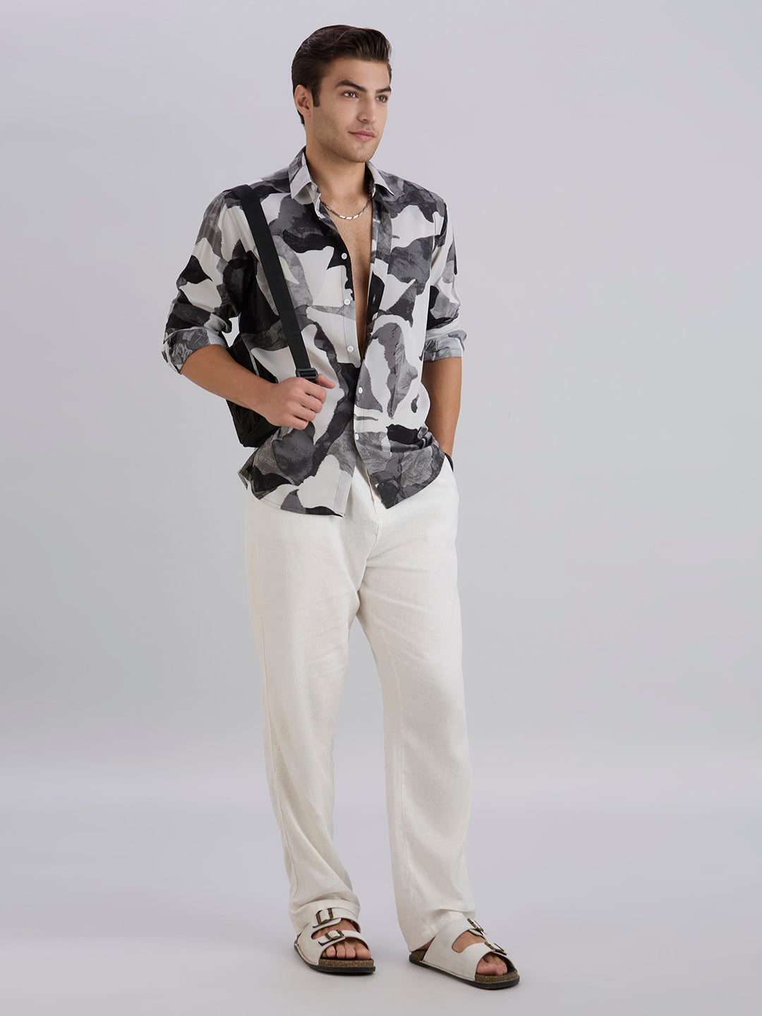 Lucid Printed Shirt - Black