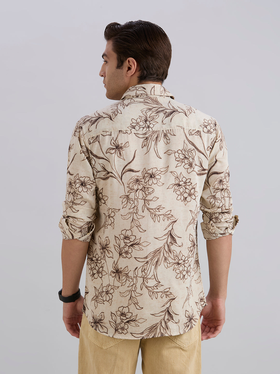 Bloom Printed Shirt - Cream