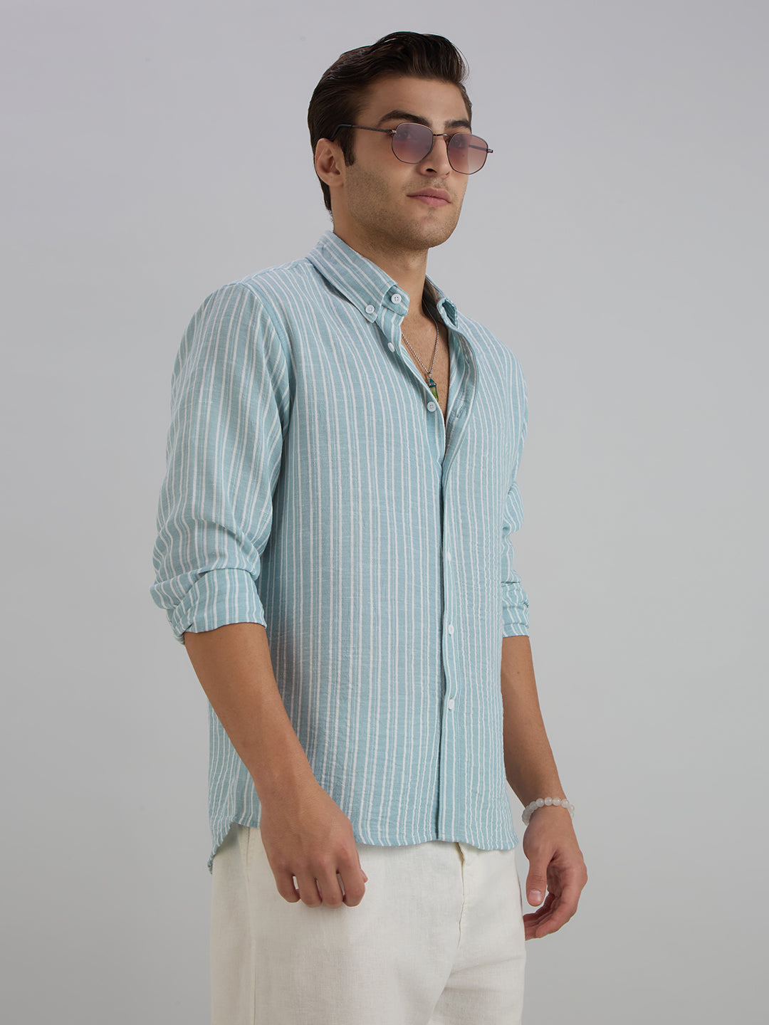Horizon Stripes Shirt - Blue