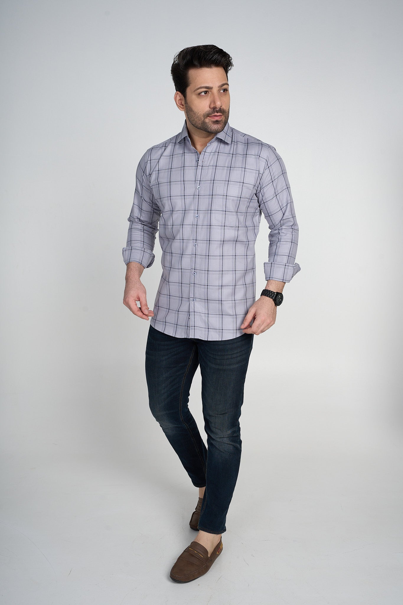 Max - Checkered Slim Fit Shirt