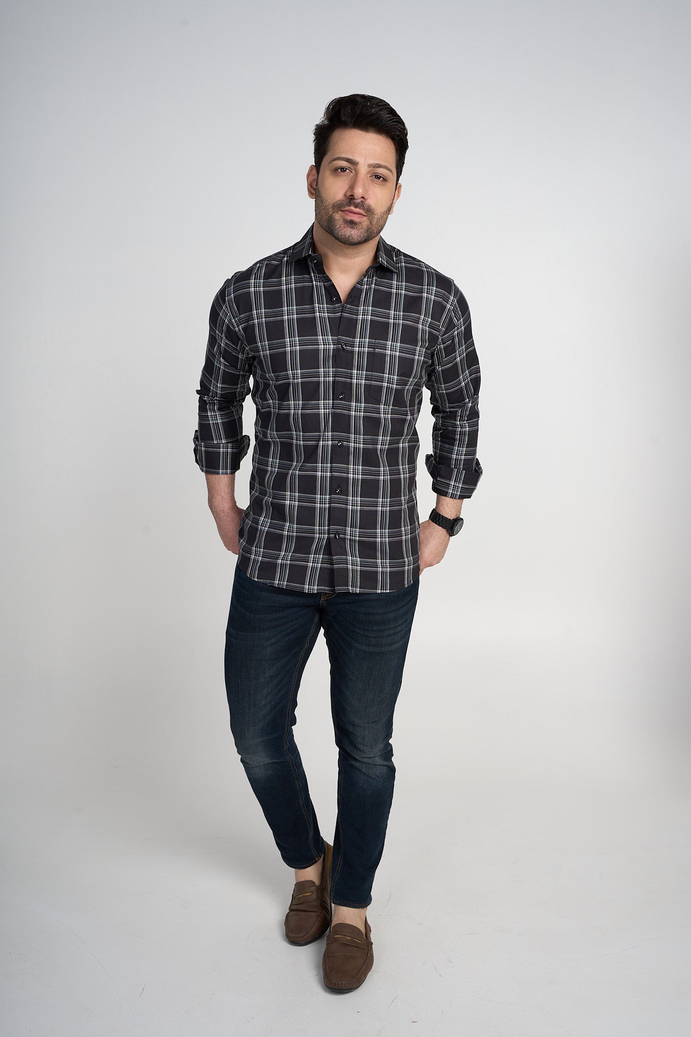 Dylan - Checkered Slim Fit Shirt
