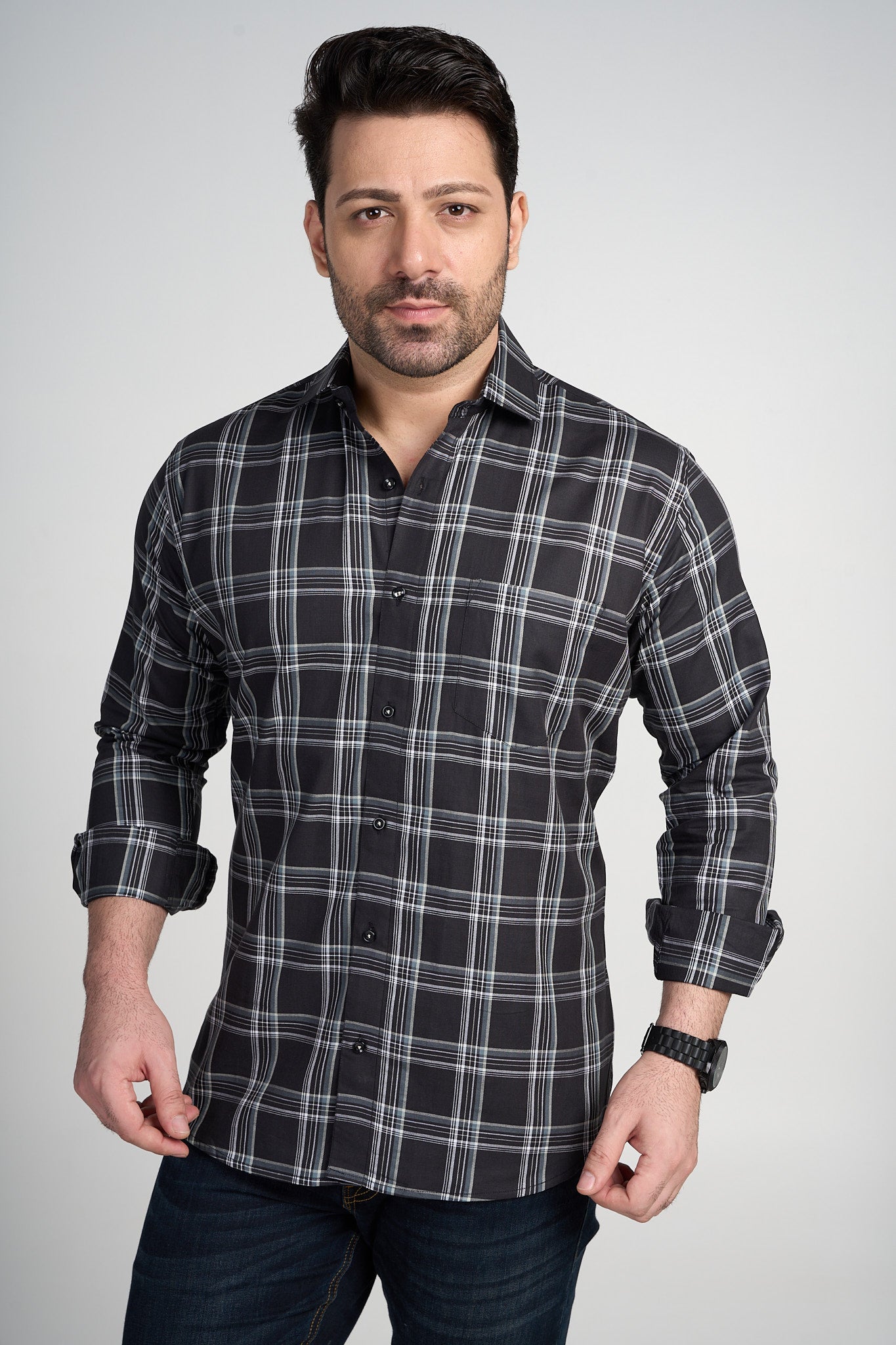 Dylan - Checkered Slim Fit Shirt