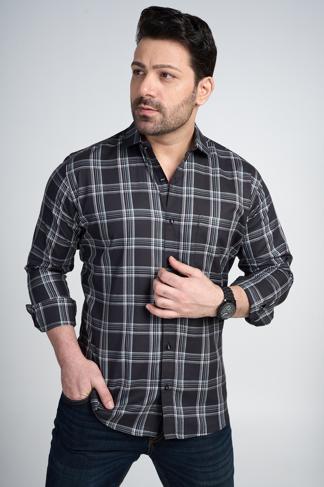 Dylan - Checkered Slim Fit Shirt