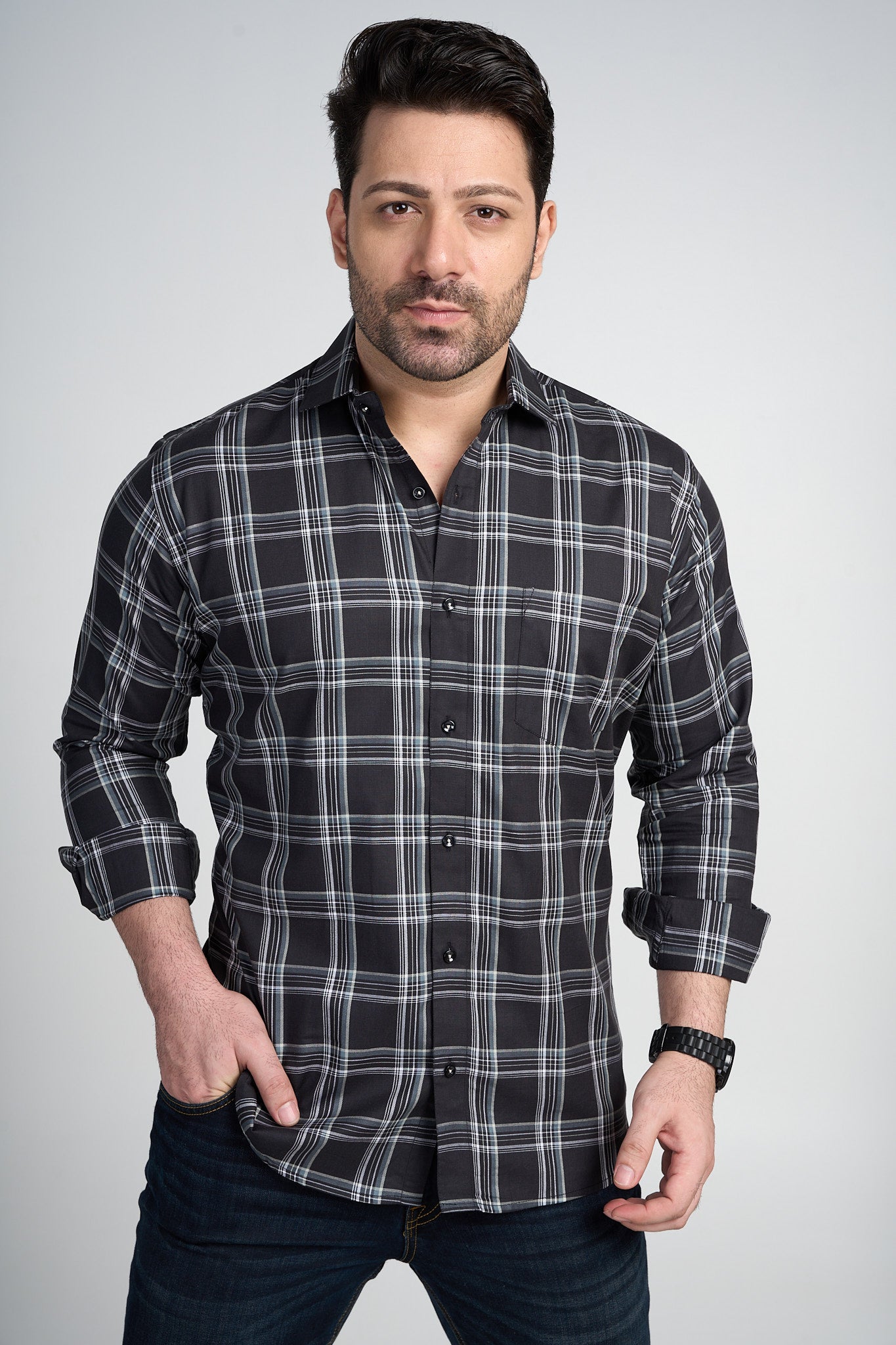 Dylan - Checkered Slim Fit Shirt