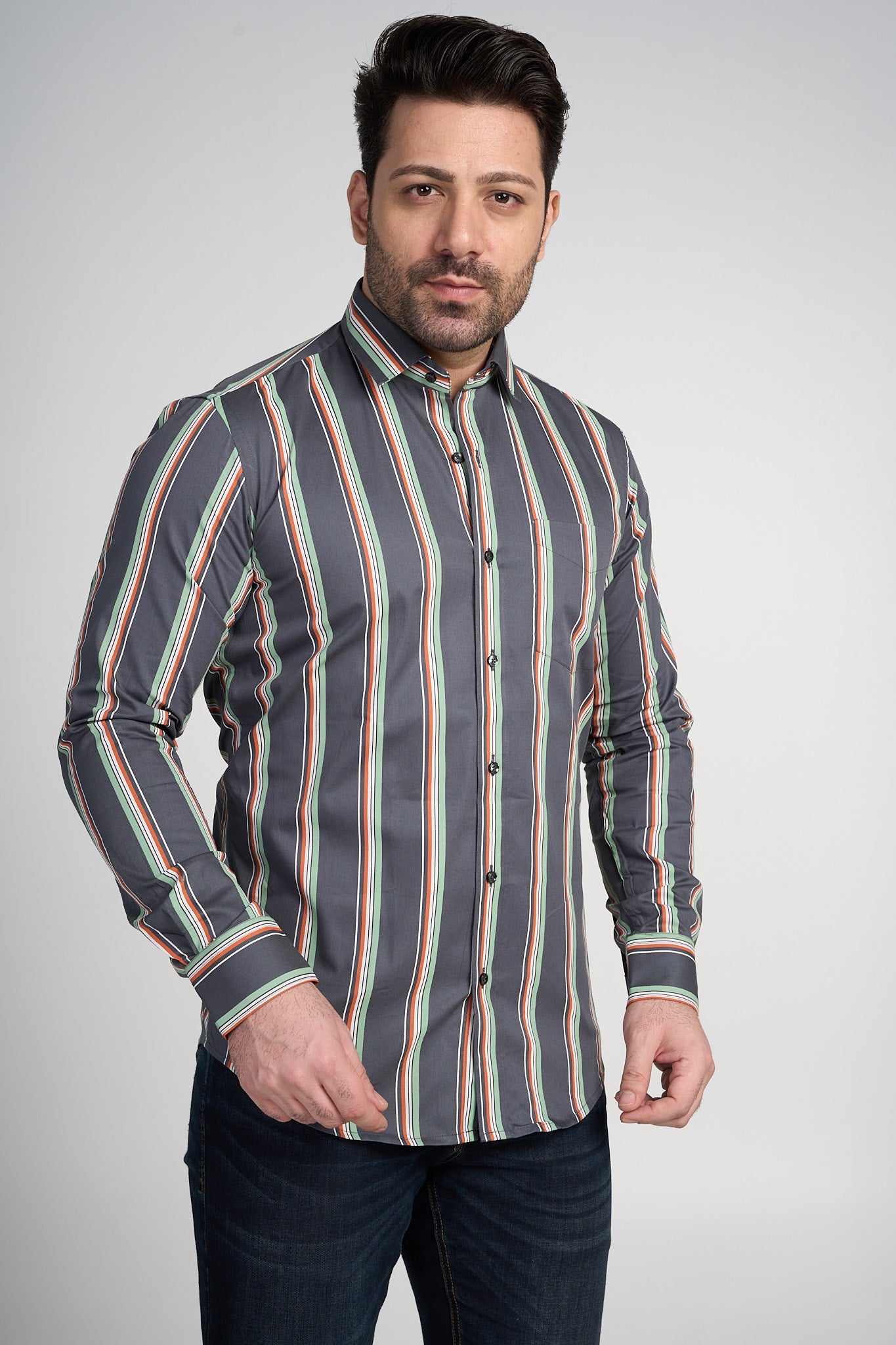 Caerphilly - Stripe Shirt