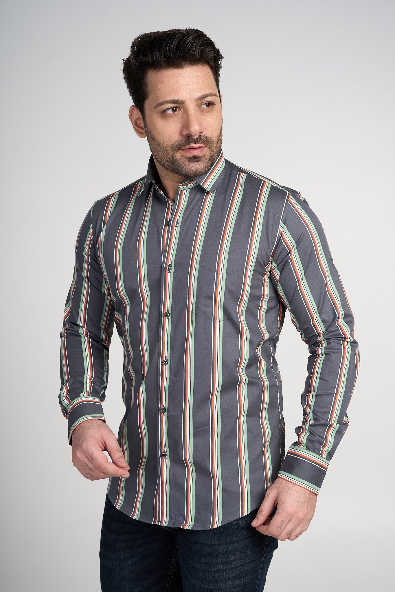 Caerphilly - Stripe Shirt