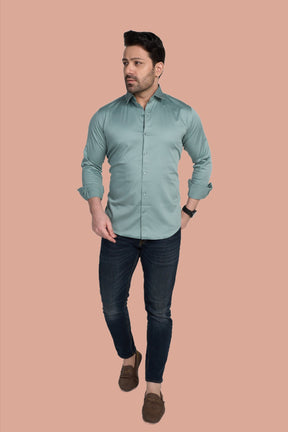 Meridian - Classic Solid Slim Fit Shirt