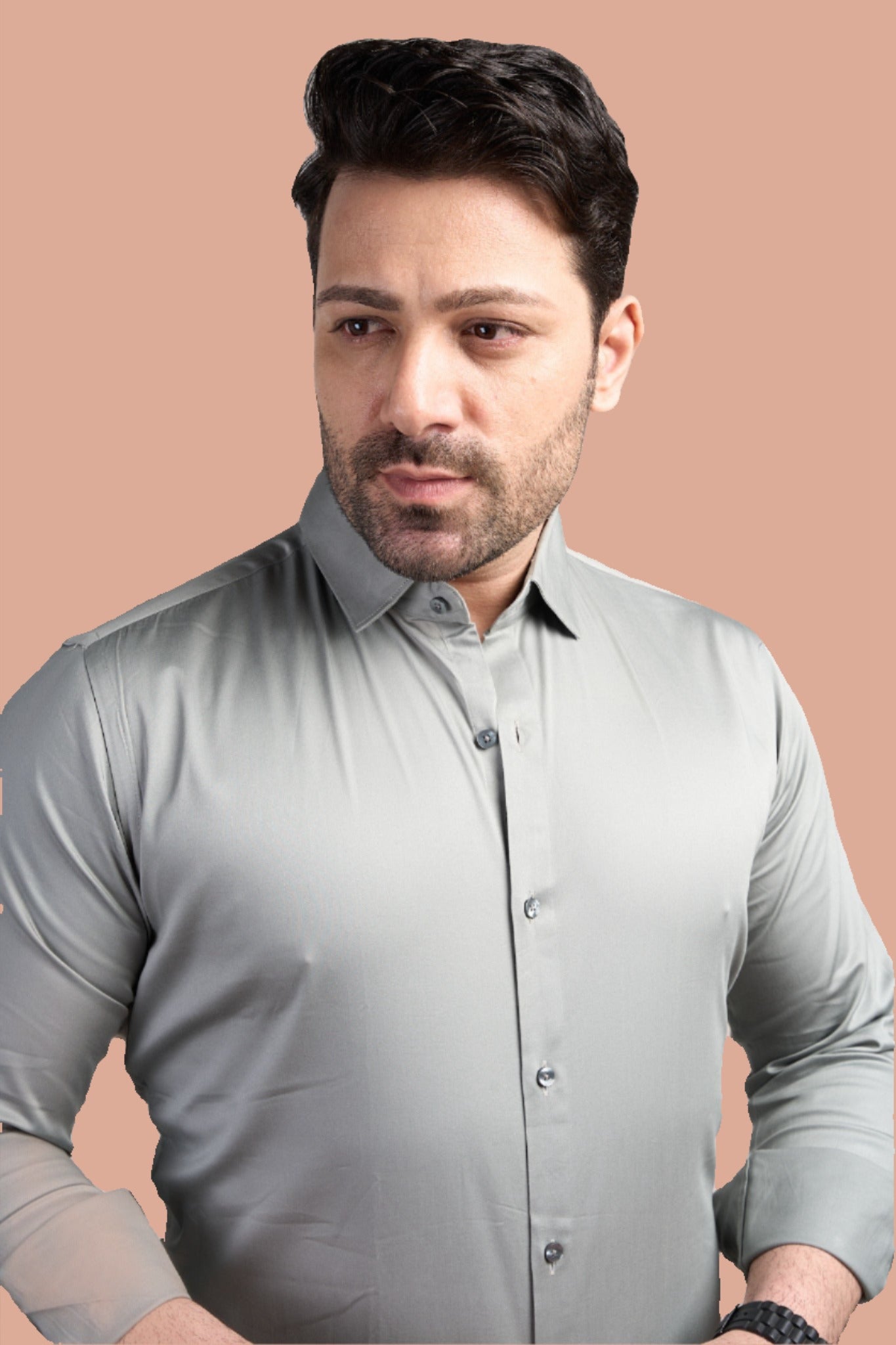 Bastian - Satin Slim Fit Shirt