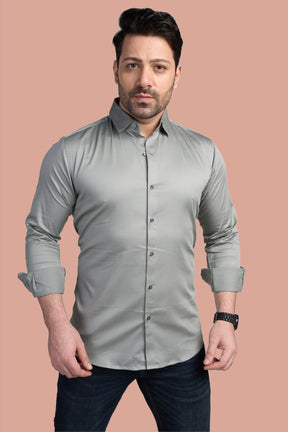 Bastian - Classic Solid Slim Fit Shirt