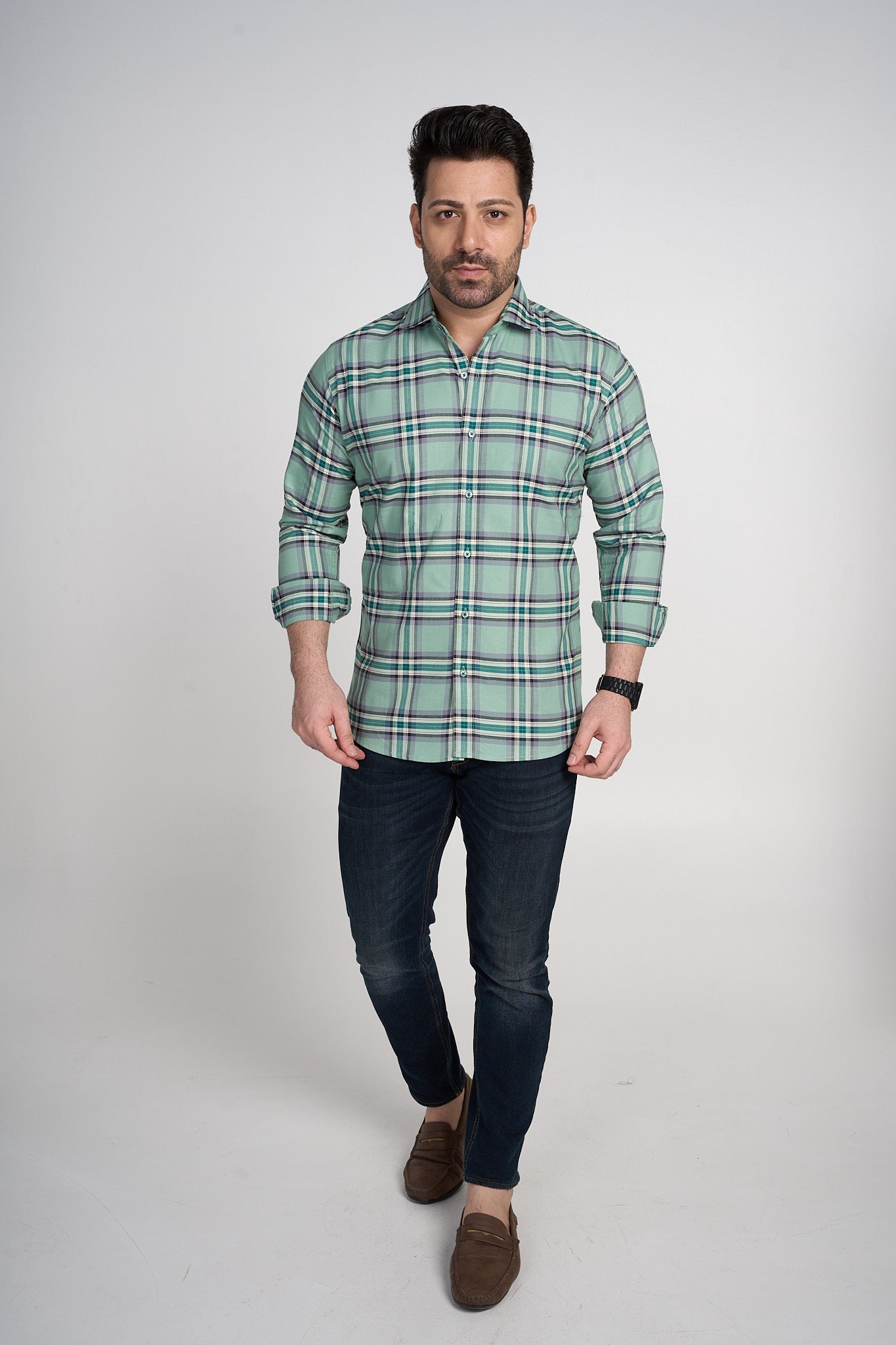 Jayden - Checkered Slim Fit shirt