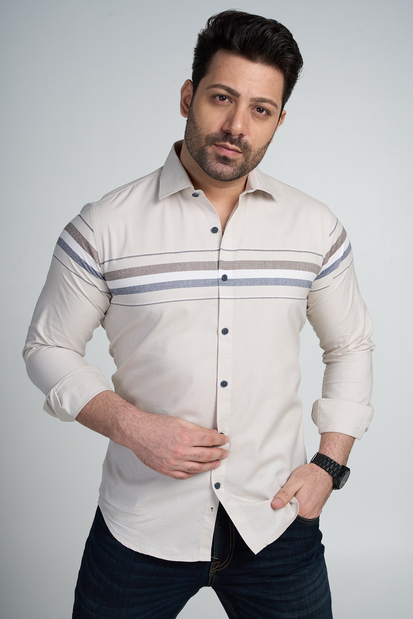 Theta - Casual Slim Fit Shirt