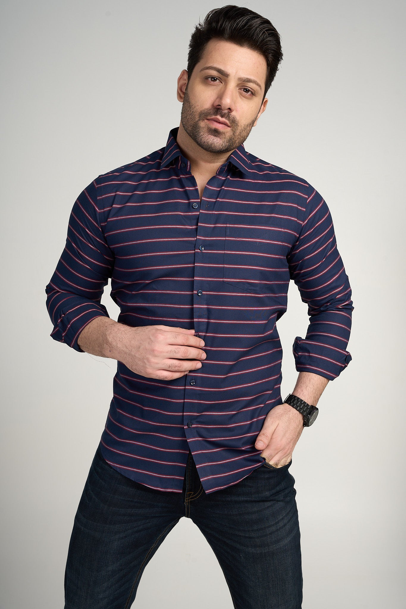 Cynon - Stripe Shirt