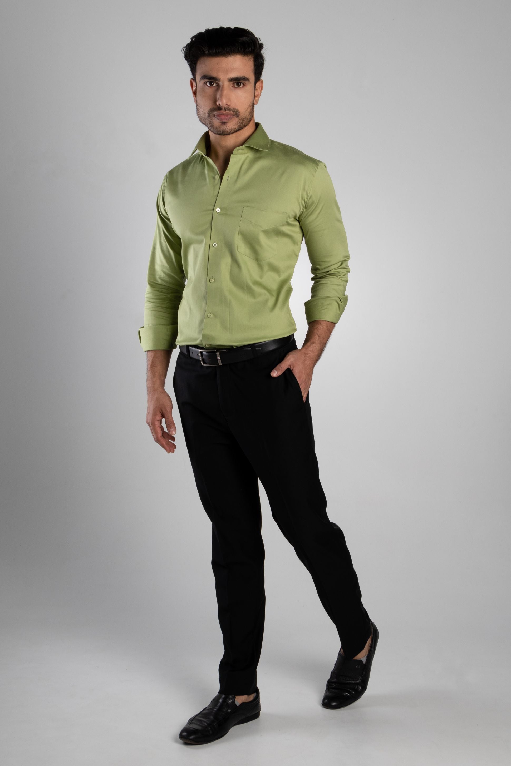 Volvo Green - Dobby Shirt - John Watson