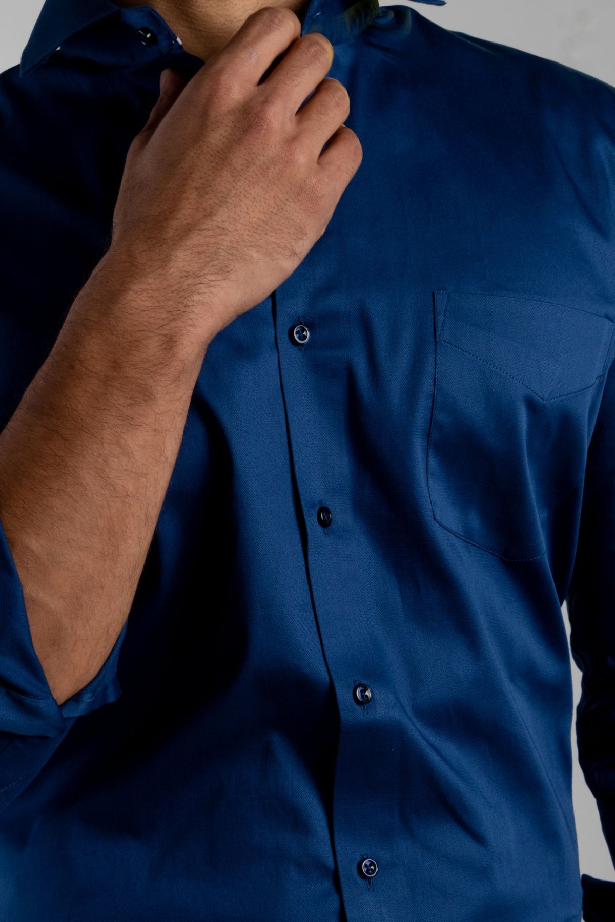 Sparkle Blue - Dobby Shirt - John Watson