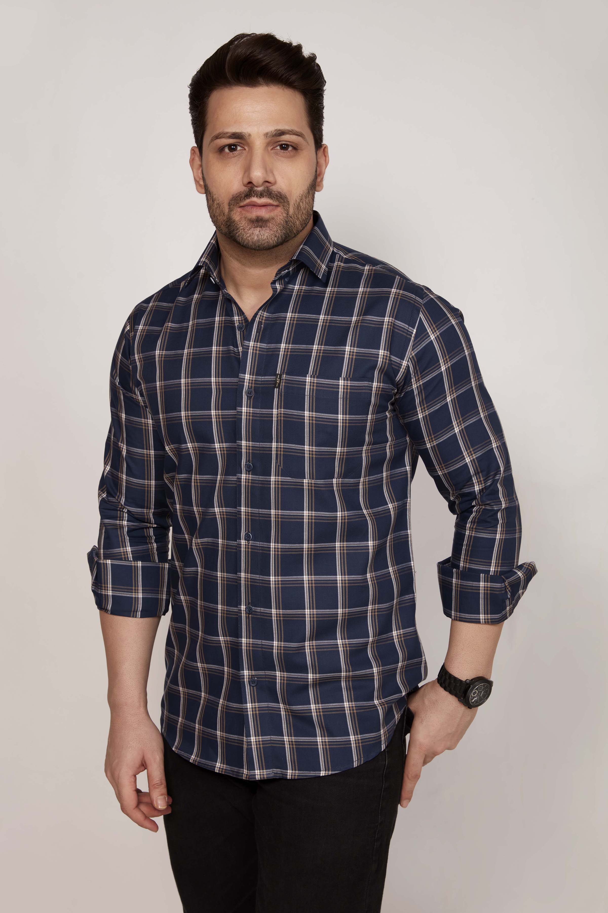 Stirling - Checkered Slim fit shirt - John Watson