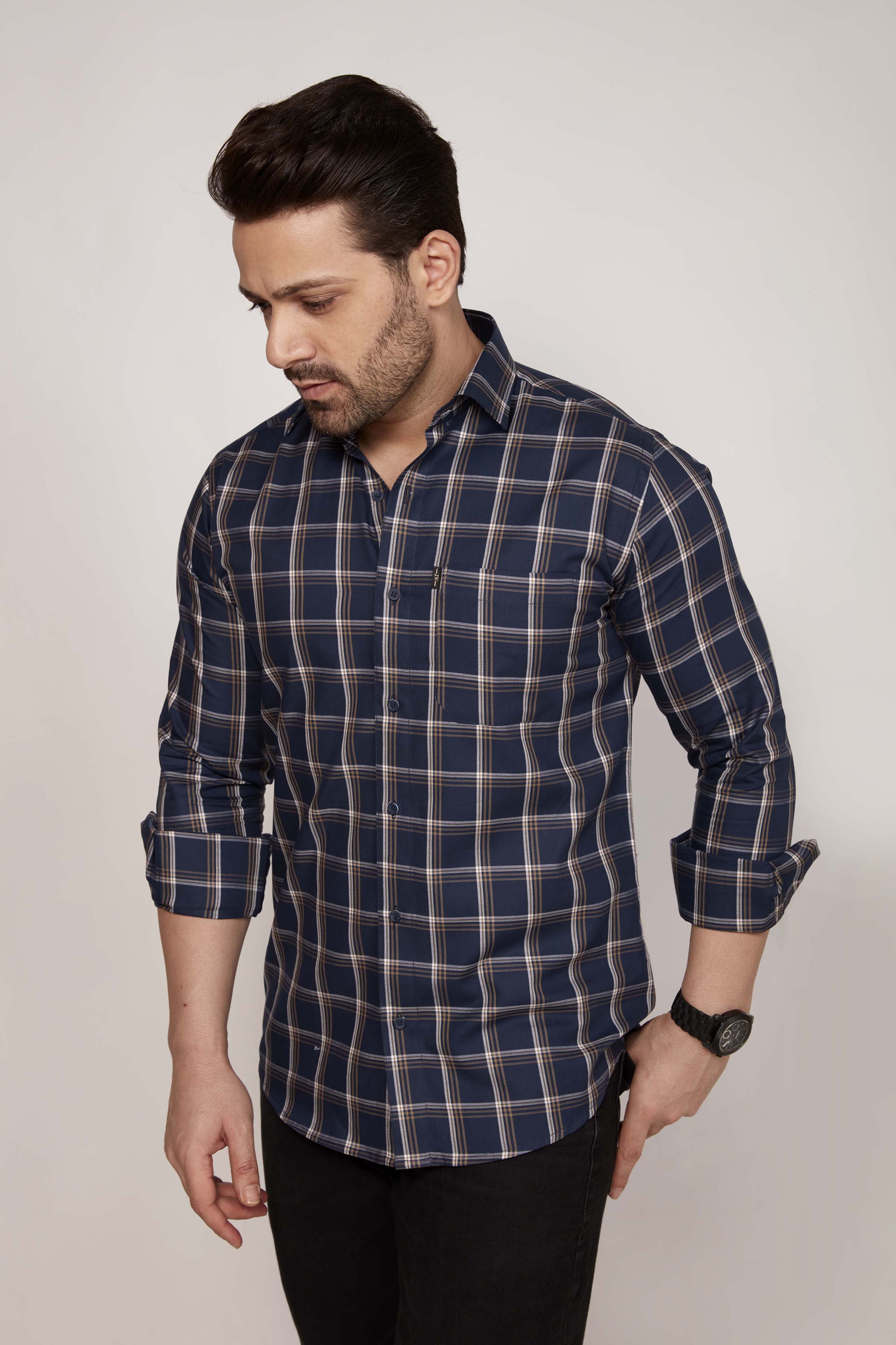 Stirling - Checkered Slim fit shirt - John Watson