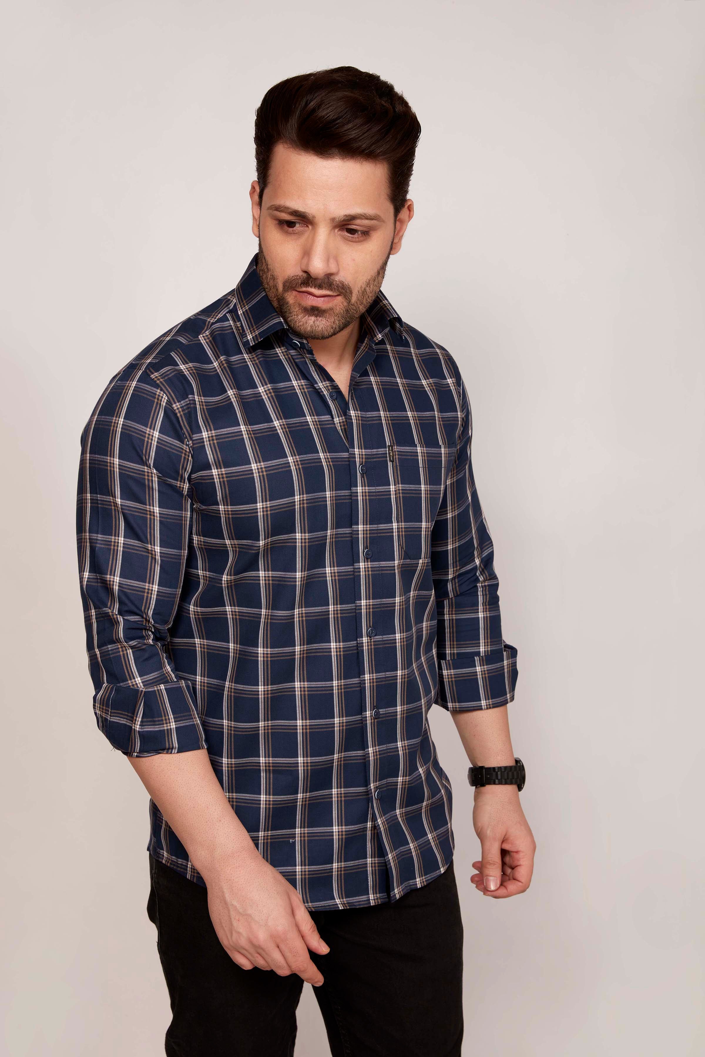 Stirling - Checkered Slim fit shirt - John Watson