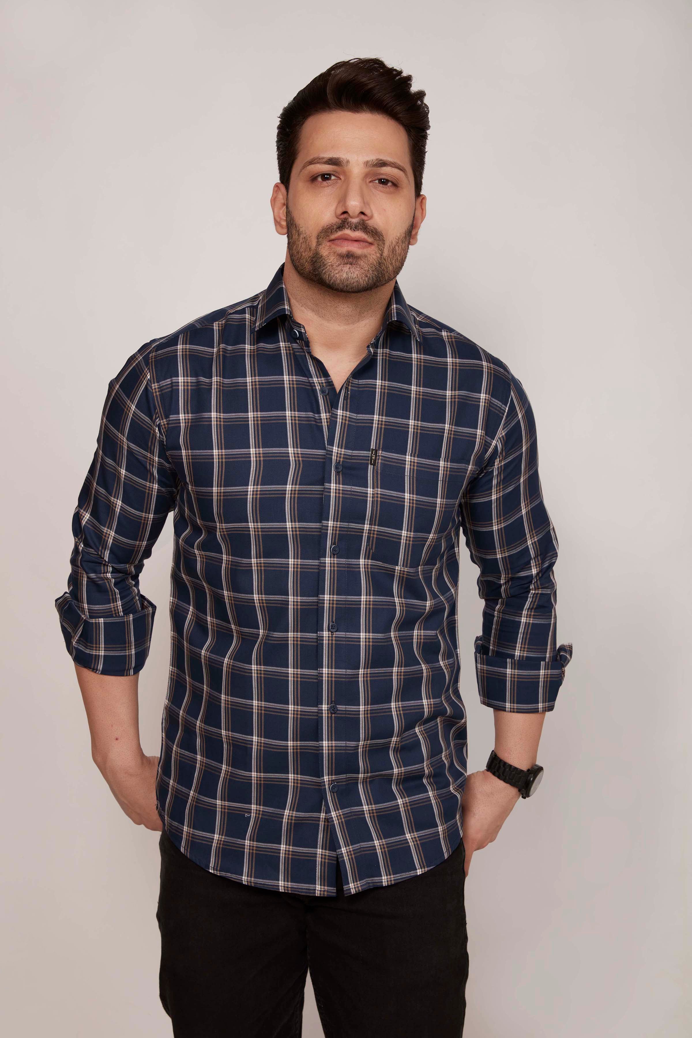 Stirling - Checkered Slim fit shirt - John Watson