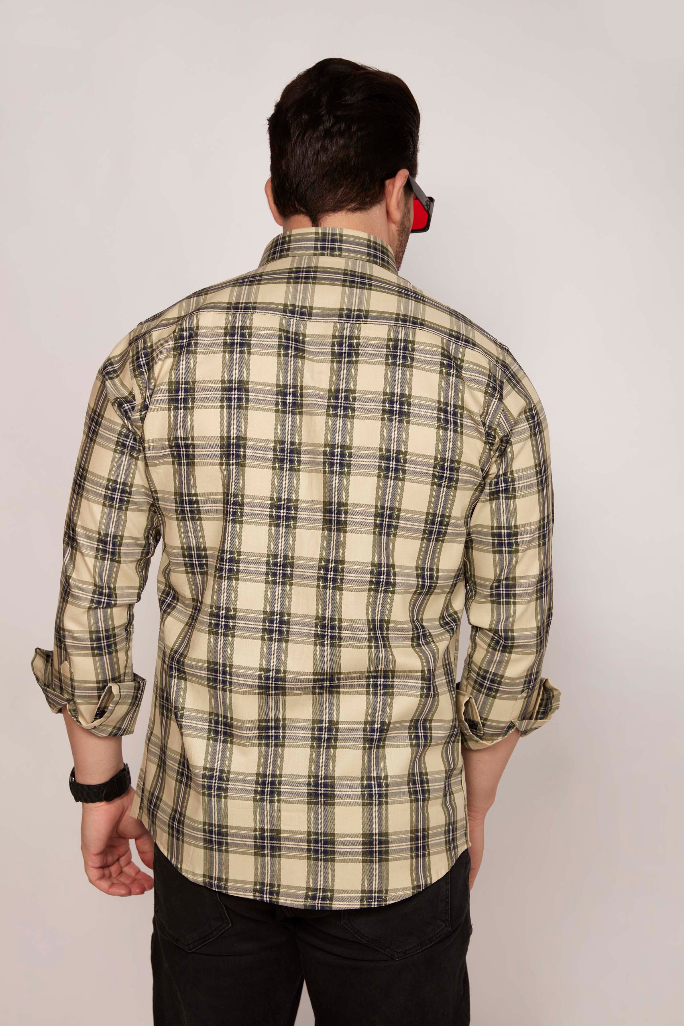 Peterborough - Checkered slim fit shirt - John Watson